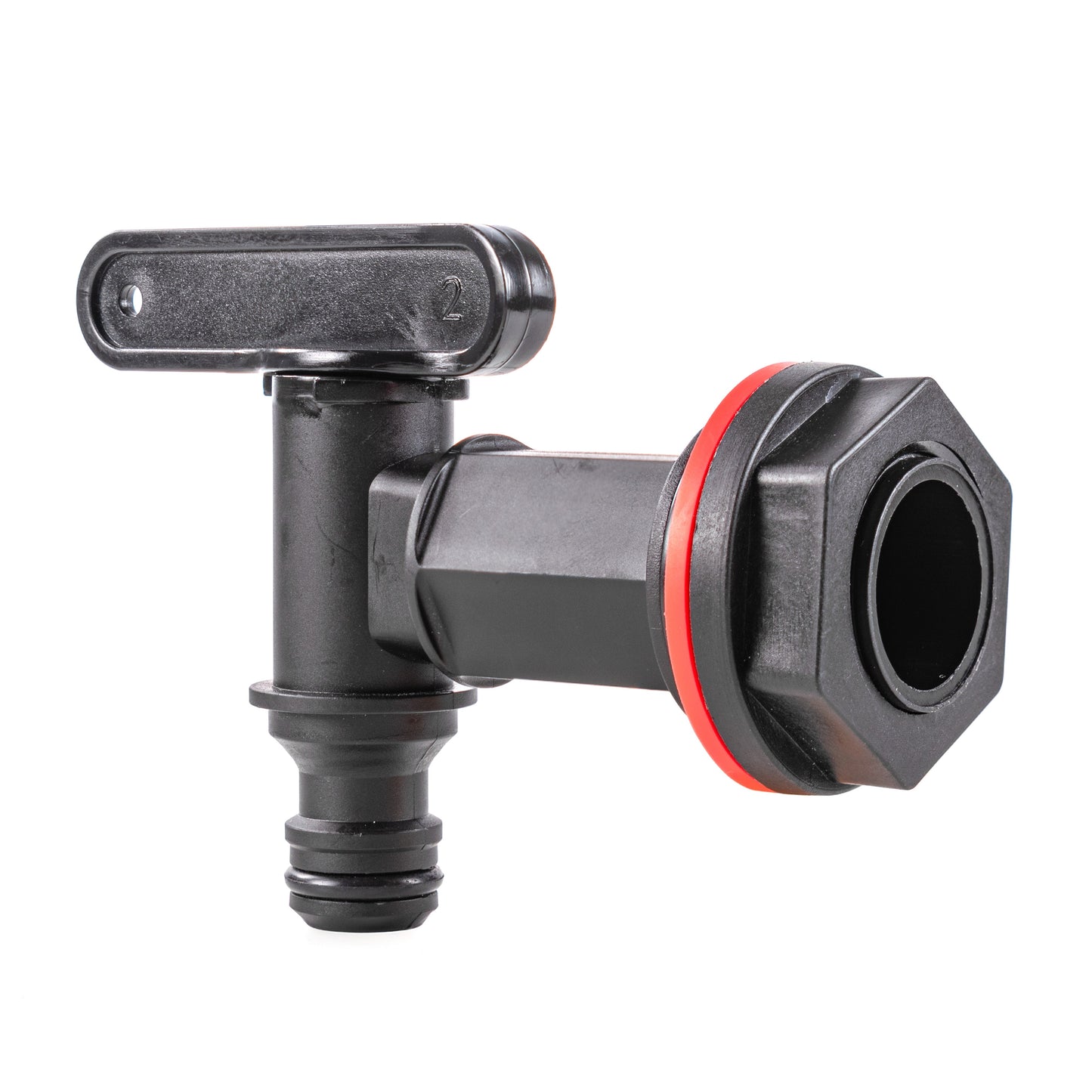 Plastic Quick Connector Tap with Nut & Washer, 3/4" BSP