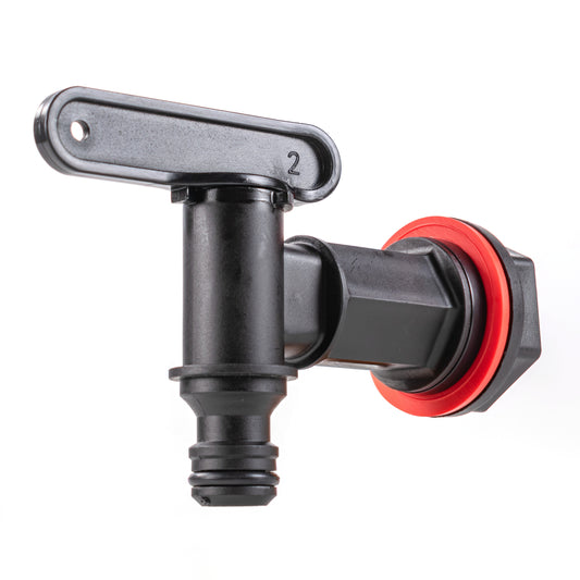 Plastic Quick Connector Tap with Nut & Washer, 3/4" BSP