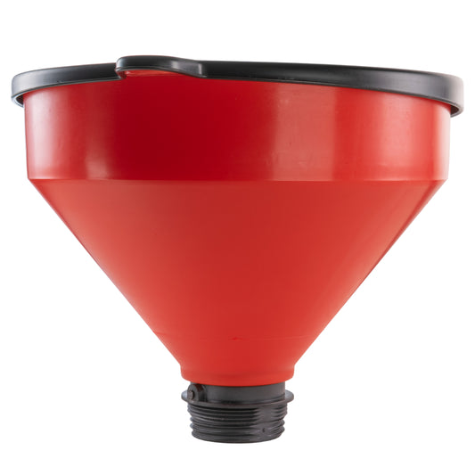 10" Wide Mouthed Fuel Funnel with Lid & Filter Mesh, 2" BSP