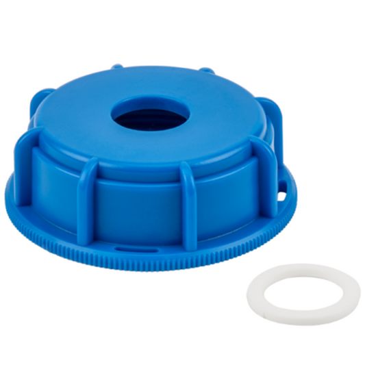 S60X6 IBC Cap with 3/4" BSP Female Thread & Washer