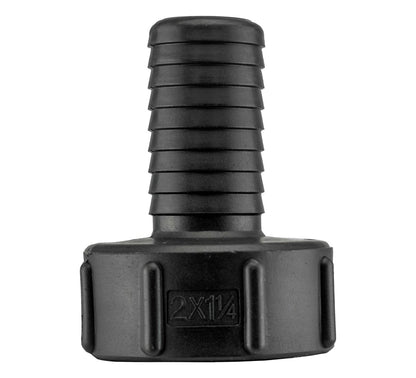 S60X6 IBC Adapter Cap with 1.25" Barbed Hosetail