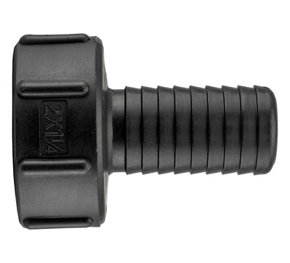 S60X6 IBC Adapter Cap with 1.25" Barbed Hosetail