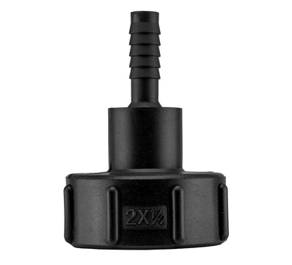 S60X6 IBC Adapter Cap with 1/2" Barbed Hosetail