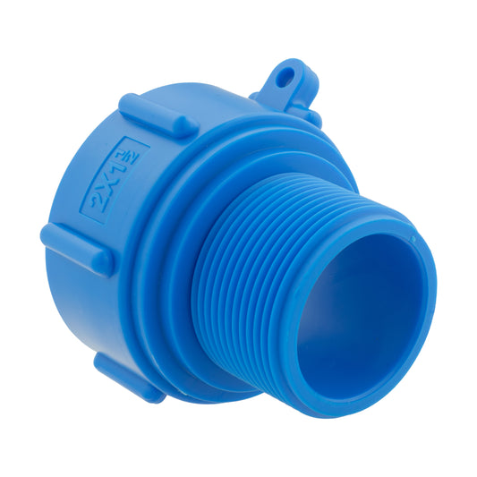 S60X6 IBC Adapter Cap with 1.5" BSP Male Thread