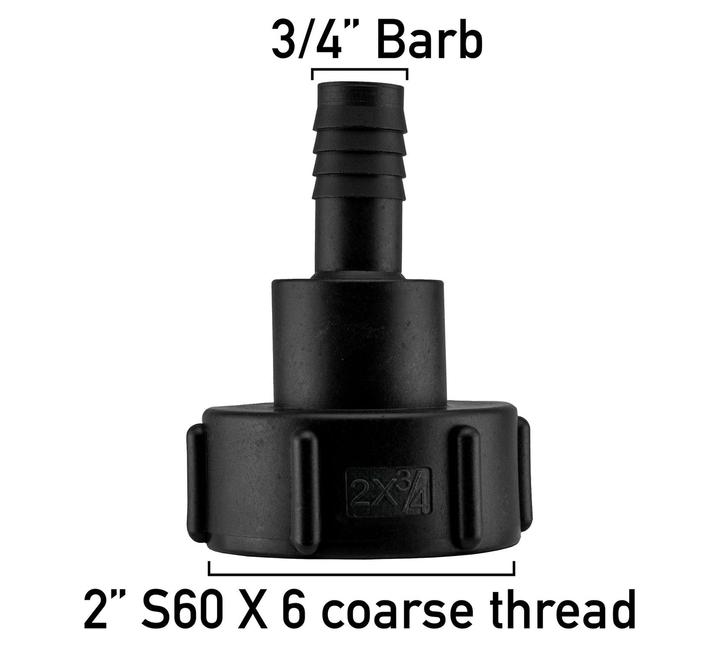 White AdBlue Fuel Nozzle with Tech Hose & S60X6 Adapter