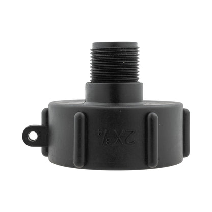 S60X6 IBC Adapter Cap with 3/4" BSP Male Thread