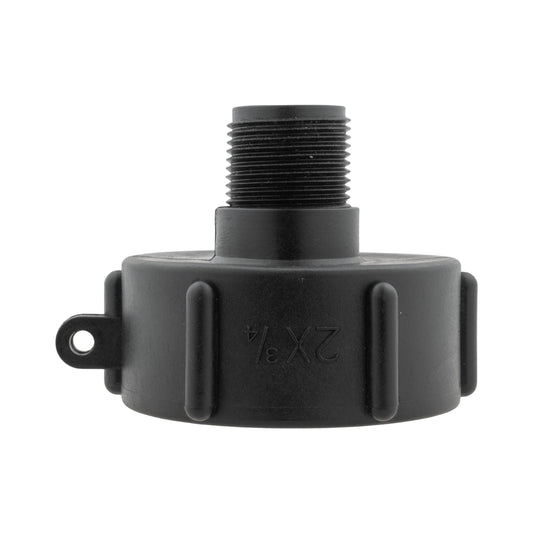 S60X6 IBC Adapter Cap with 3/4" BSP Male Thread