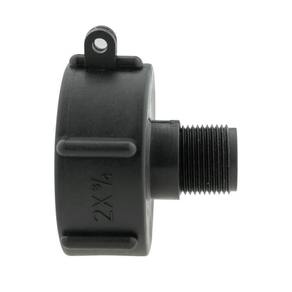 S60X6 IBC Adapter Cap with 3/4" BSP Male Thread