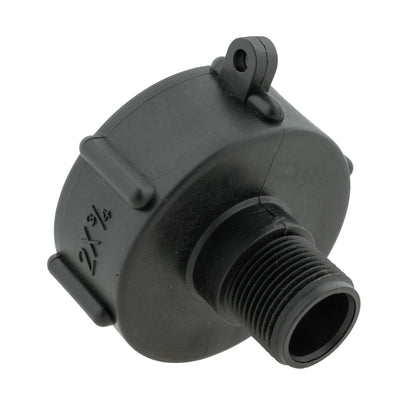 S60X6 IBC Adapter Cap with 3/4" BSP Male Thread