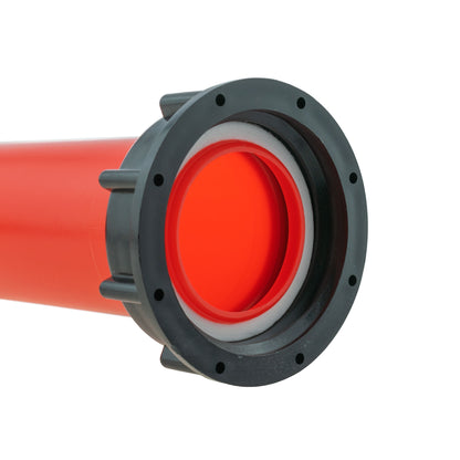S60X6 IBC Red Downward Angled Spout