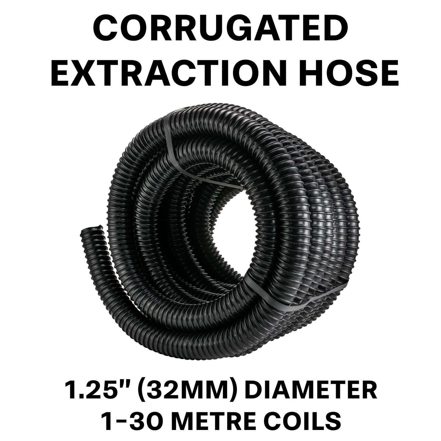 32mm (1.25") Flexible Corrugated Pipe