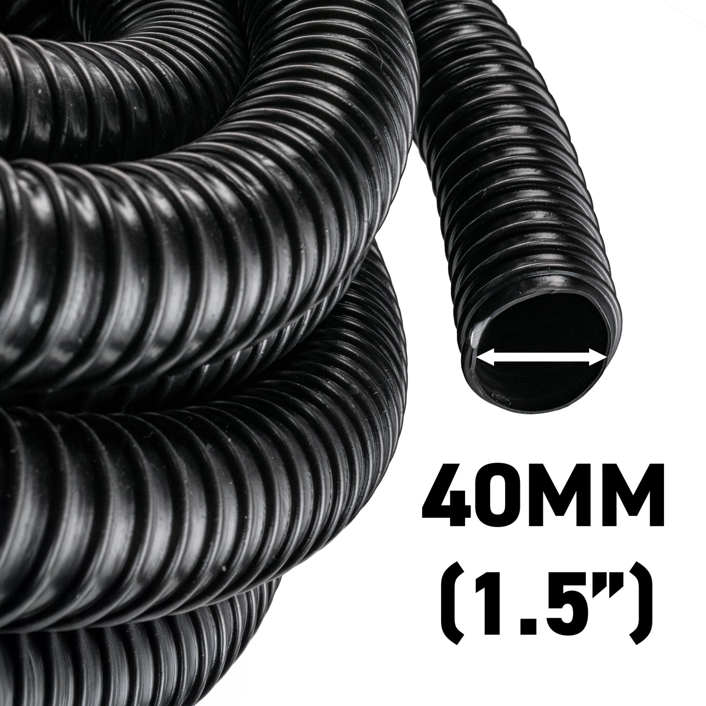 40mm (1.5") Flexible Corrugated Pipe