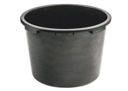 Black Round Mixing Container Tub, 65 Litres