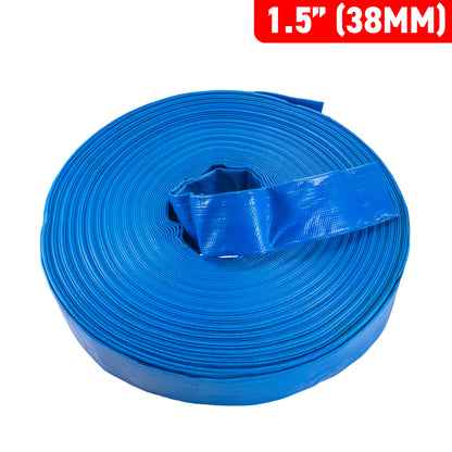 1.5" PVC Lay Flat Discharge Hose, 2-6 BAR