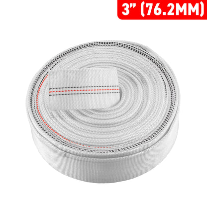 3" Lined Lay Flat Discharge Hose, 8-24 BAR