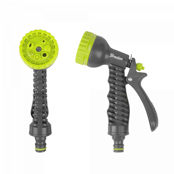 Grey & Lime 7-Pattern Multi Water Sprayer, LE5110