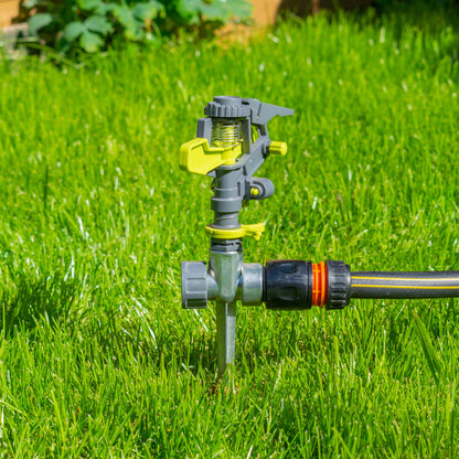 Pulsating Sprinkler on Spike, Lime line