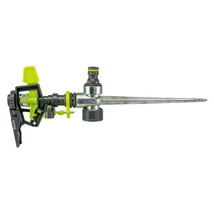 Pulsating Sprinkler on Spike, Lime line