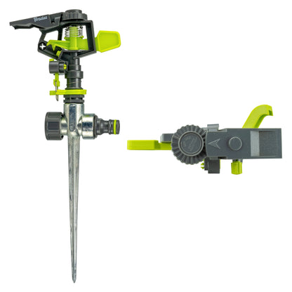 Pulsating Sprinkler on Spike, Lime line