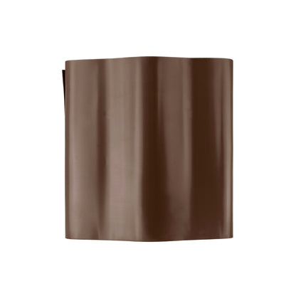 Brown Crinkled Flexible Lawn Edging, 10cm Height