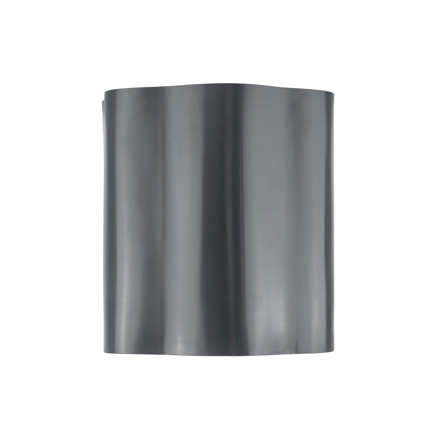 Dark Grey Crinkled Flexible Lawn Edging, 10cm Height