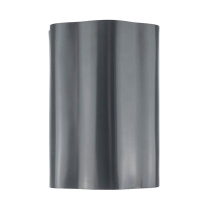 Dark Grey Crinkled Flexible Lawn Edging, 20cm Height
