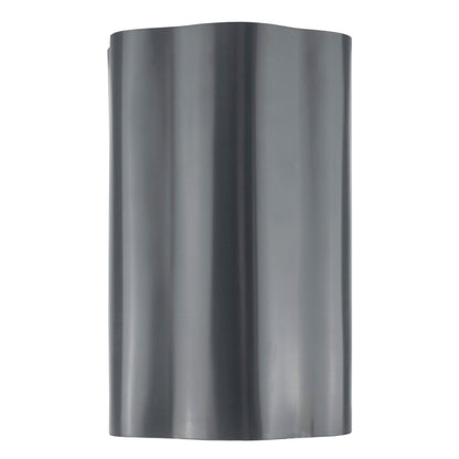 Dark Grey Crinkled Flexible Lawn Edging, 25cm Height