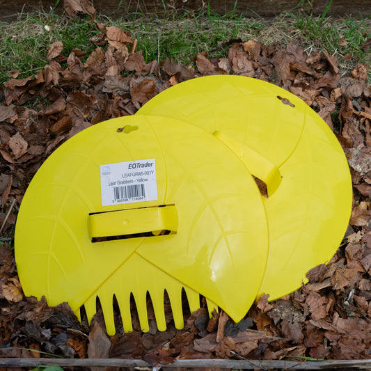 Garden Cleaning Leaf Grabbers, Yellow