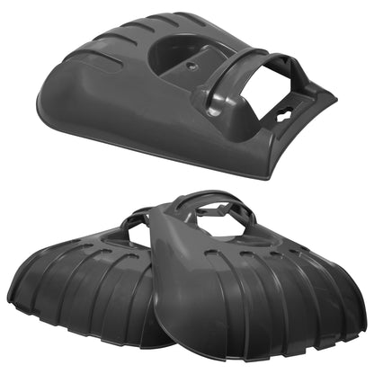 Heavy Duty Garden Cleaning Leaf Grabbers, Grey