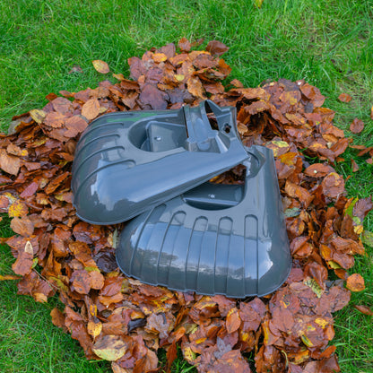 Heavy Duty Garden Cleaning Leaf Grabbers, Grey