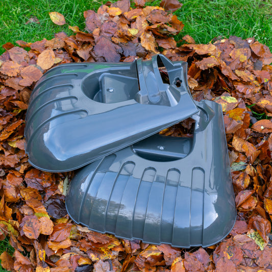 Heavy Duty Garden Cleaning Leaf Grabbers, Grey