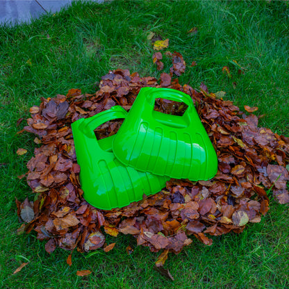 Heavy Duty Garden Cleaning Leaf Grabbers, Green