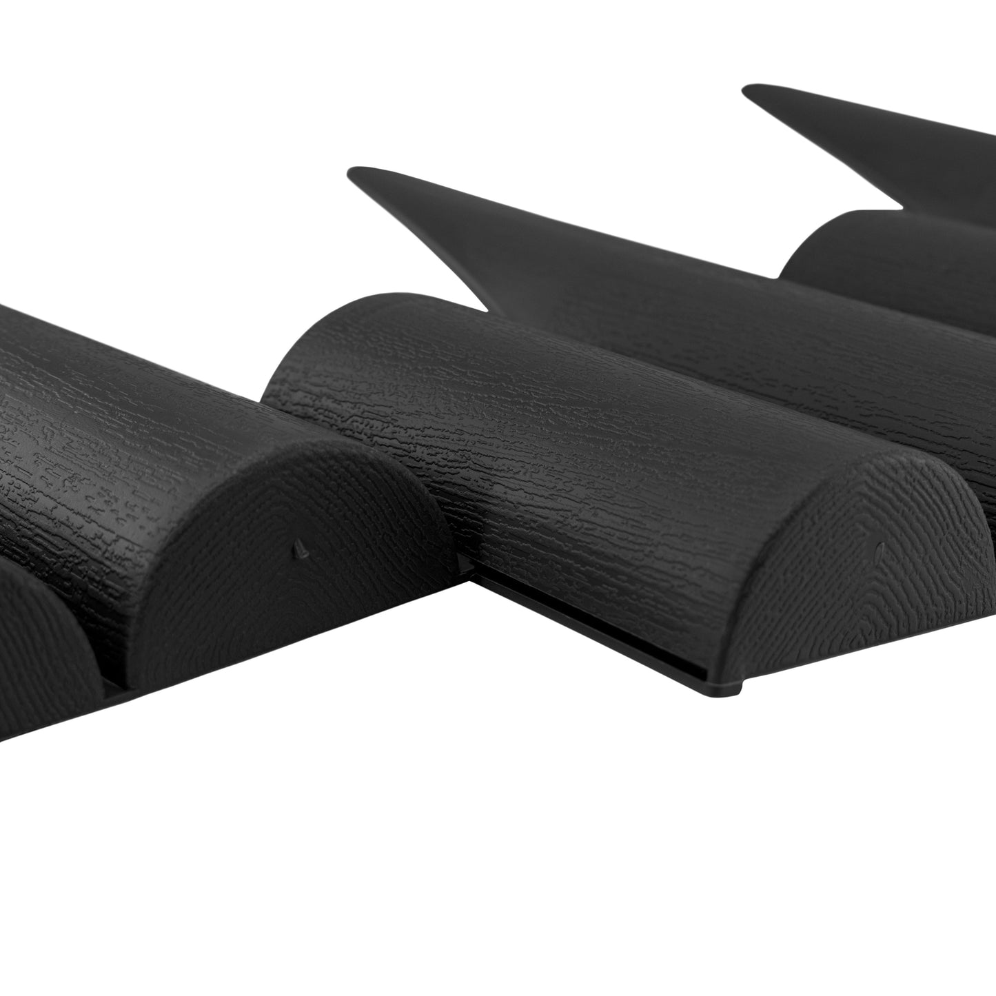 Black Wood Effect Palisade Lawn Edging, 2.5m