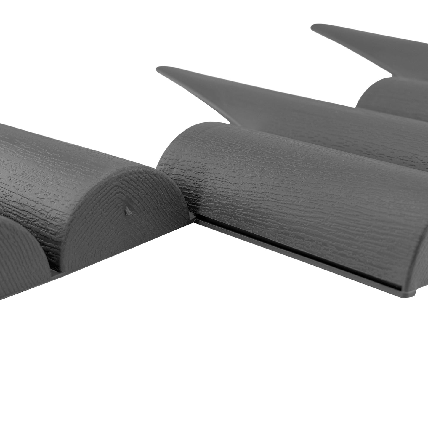 Grey Wood Effect Palisade Lawn Edging, 2.5m