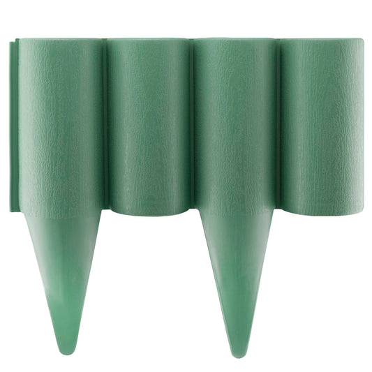 Green Wood Effect Palisade Lawn Edging, 2.5m