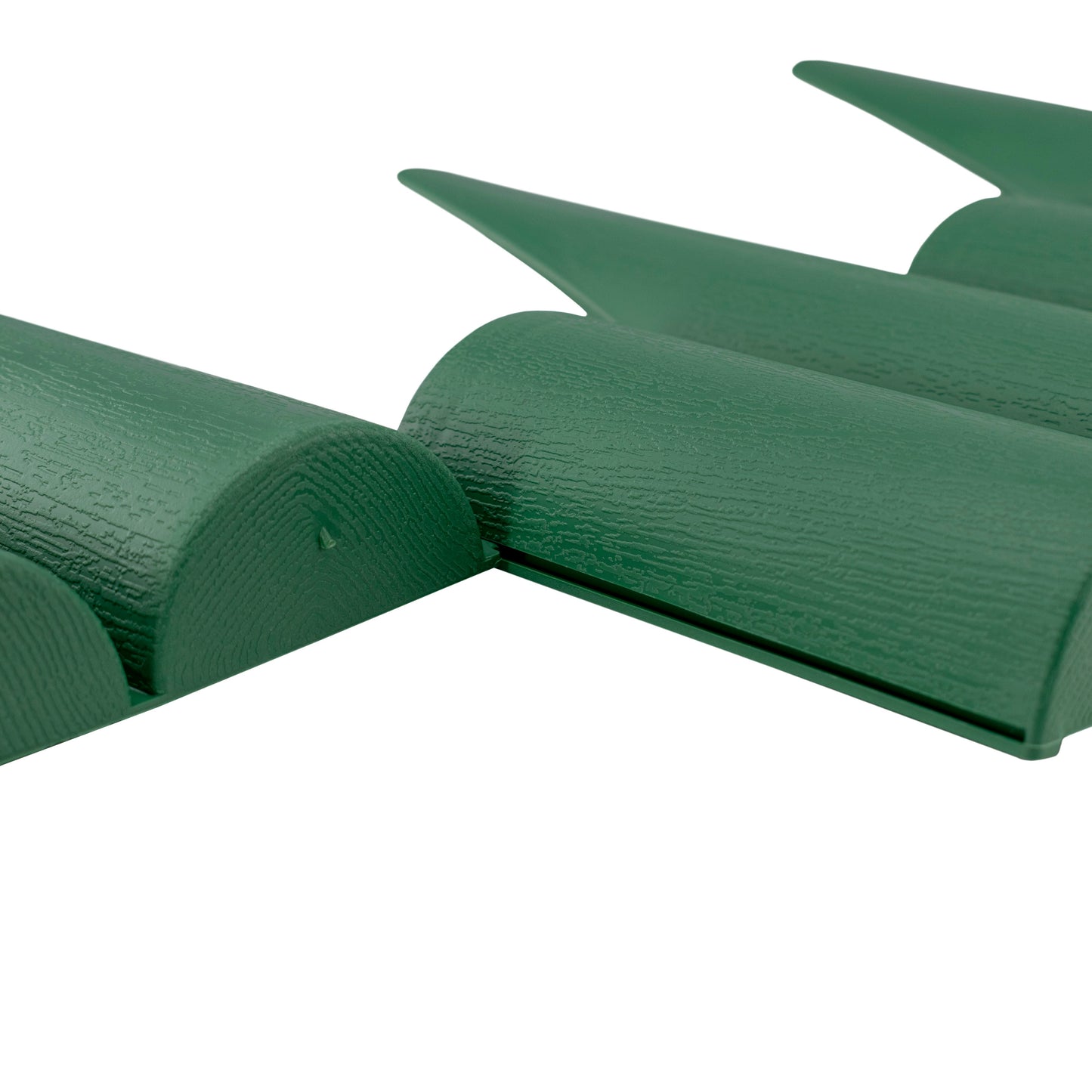 Green Wood Effect Palisade Lawn Edging, 2.5m