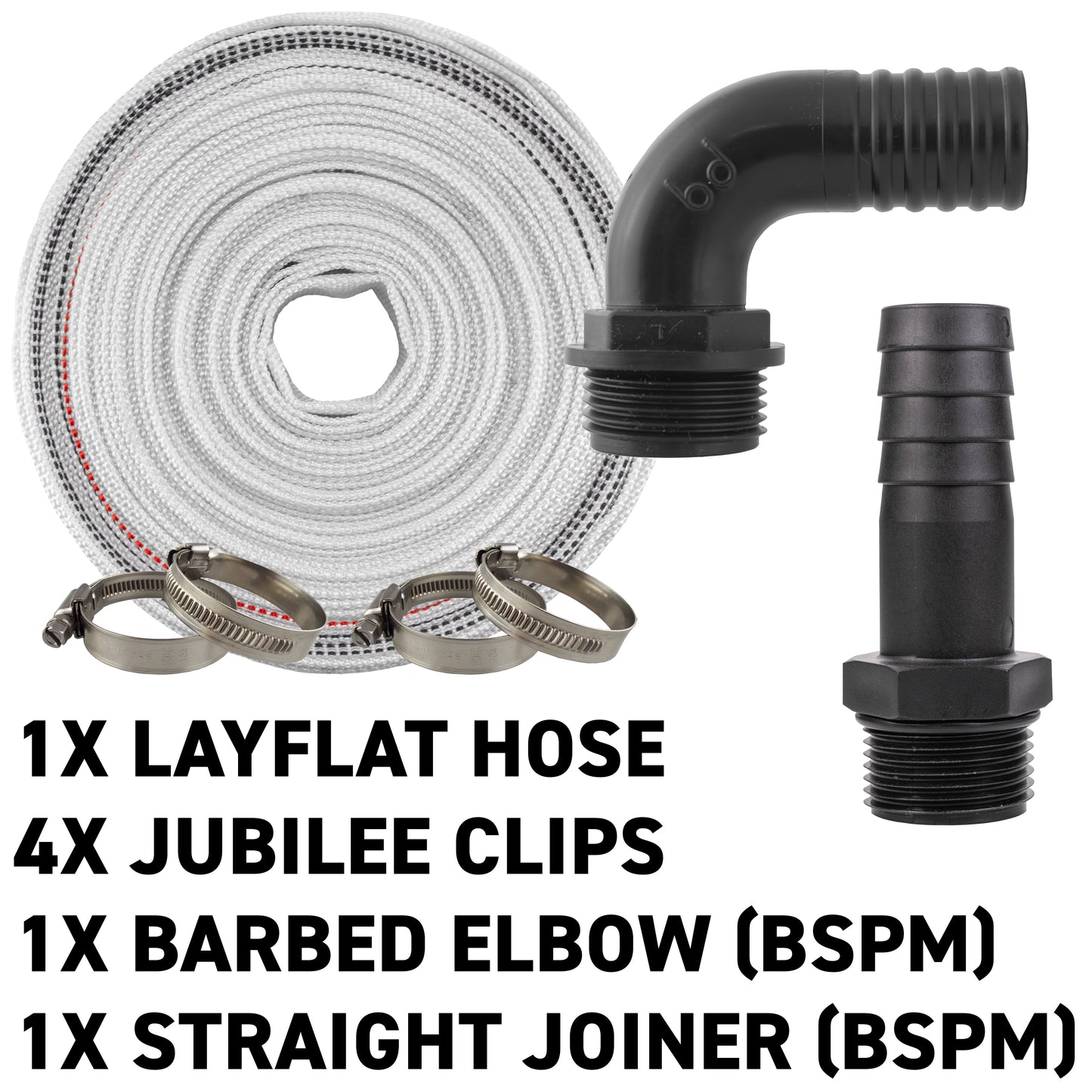 8-24 BAR Lined Lay Flat, Kit F