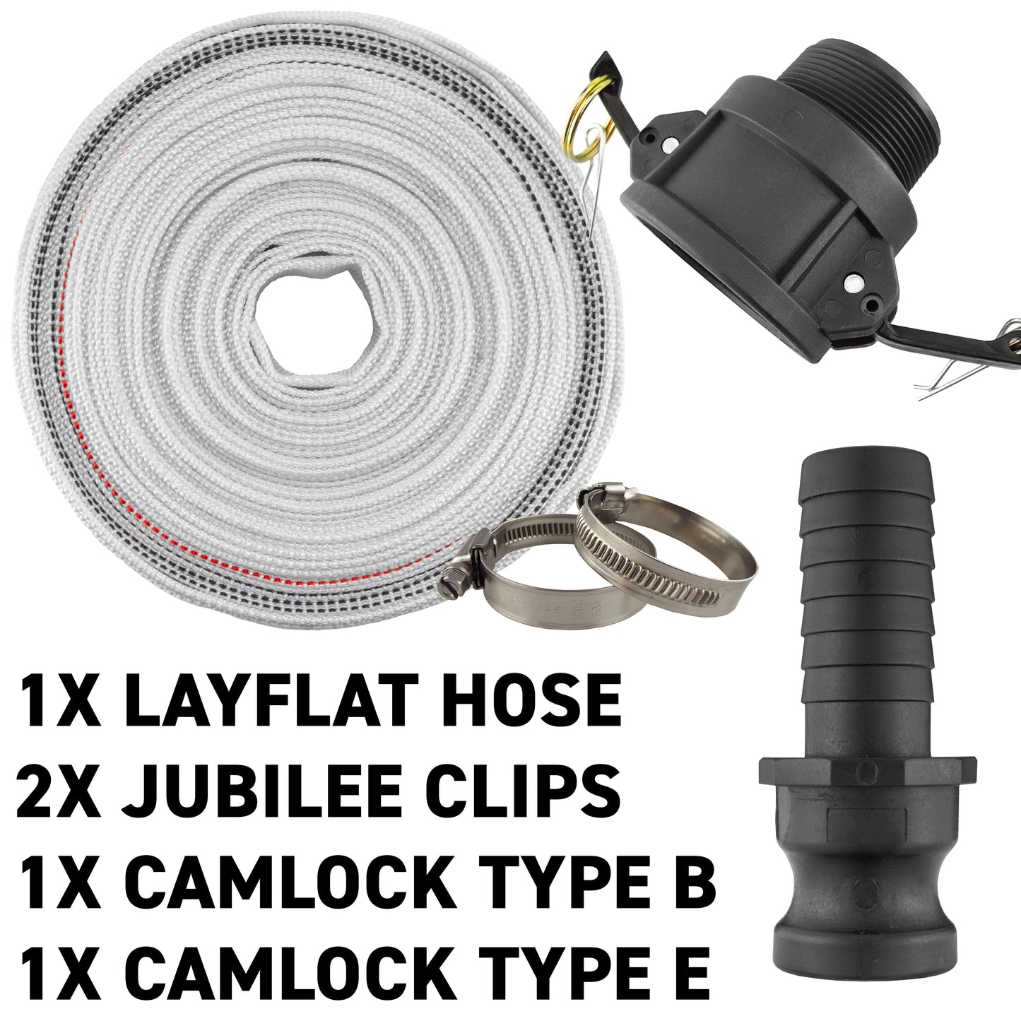 8-24 BAR Lined Lay Flat, Kit J