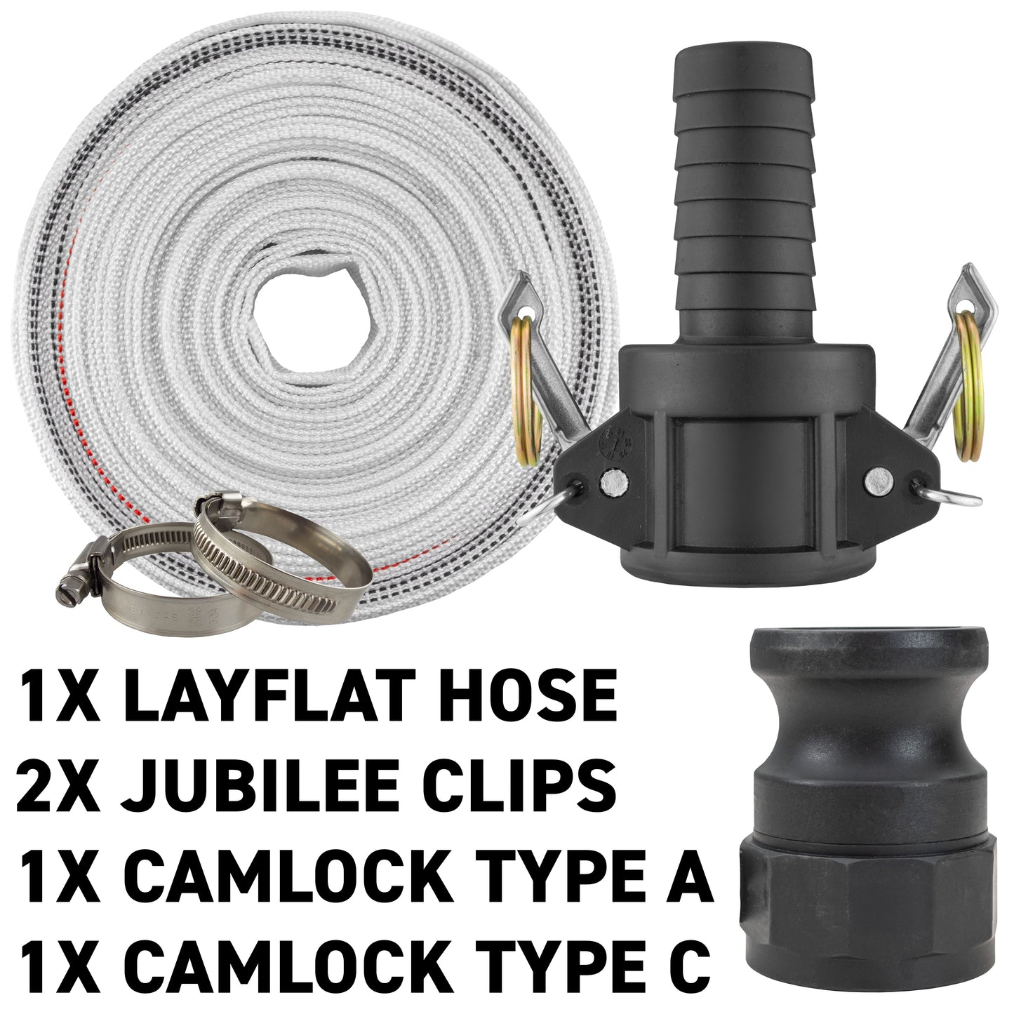 8-24 BAR Lined Lay Flat, Kit K