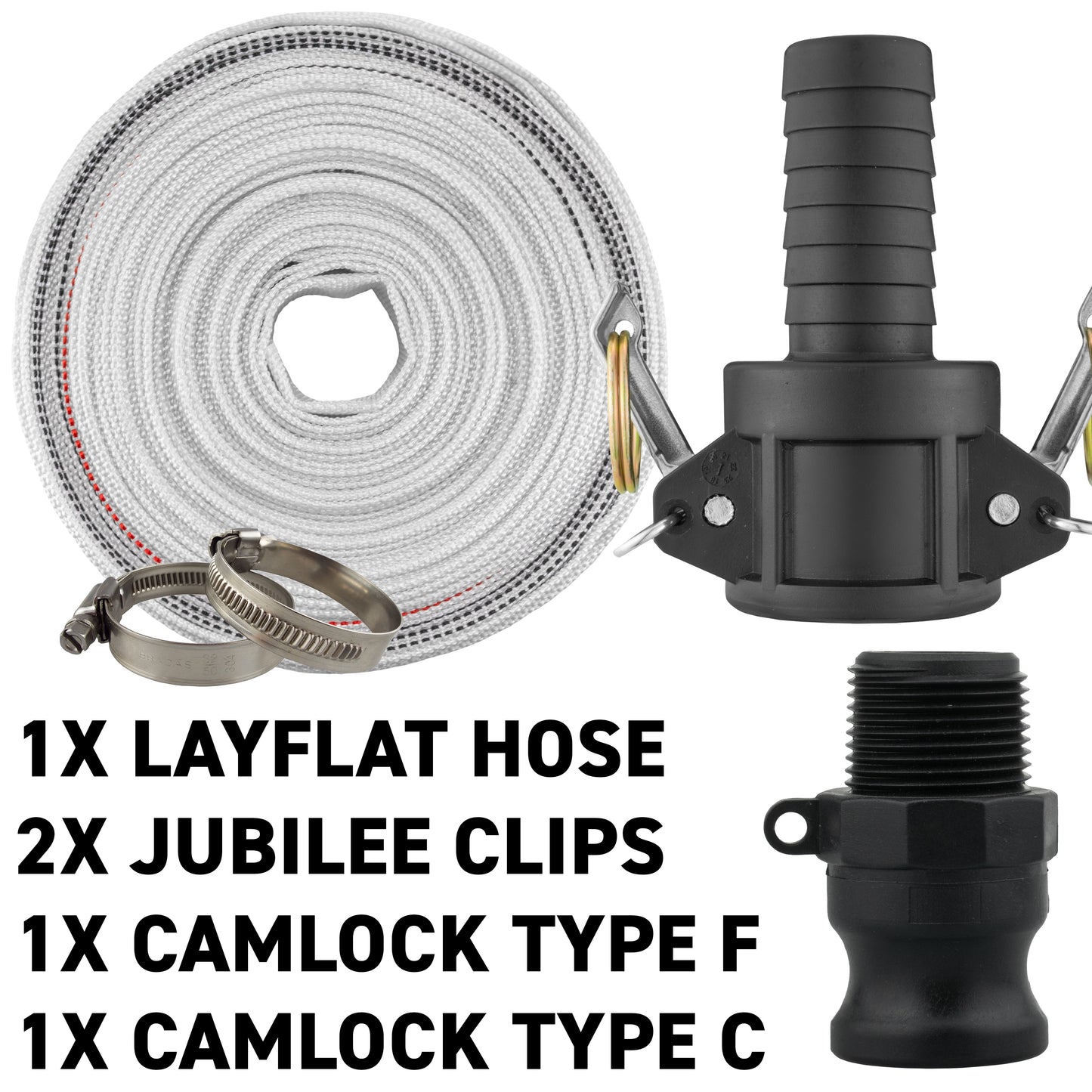 8-24 BAR Lined Lay Flat, Kit L