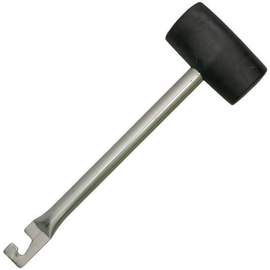 Rubber Mallet with Metal Handle & Hook