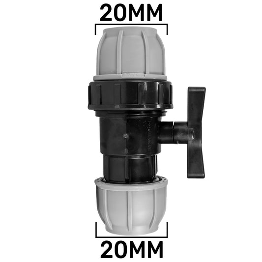 MDPE Stop Valve, 20mm