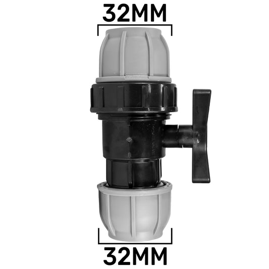 MDPE Stop Valve, 32mm