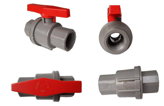 PVC Stopcock Valve, 1.25"