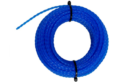 15m Twisted Blue Trimmer Line, 2.4mm