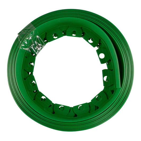Green Curved Lawn Edging Set with Pegs, 40mm Height