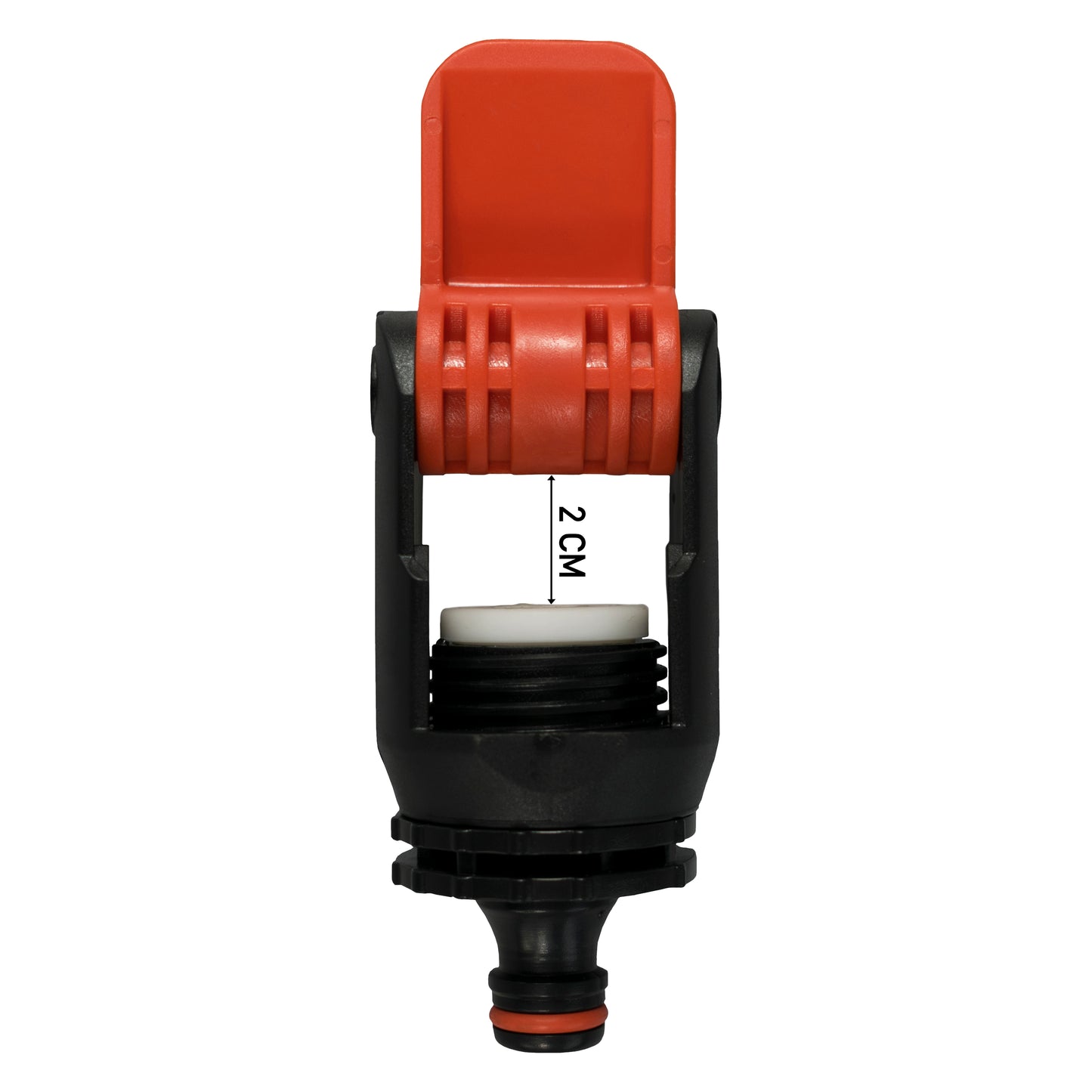 Red Costwise Kitchen Tap Adapter