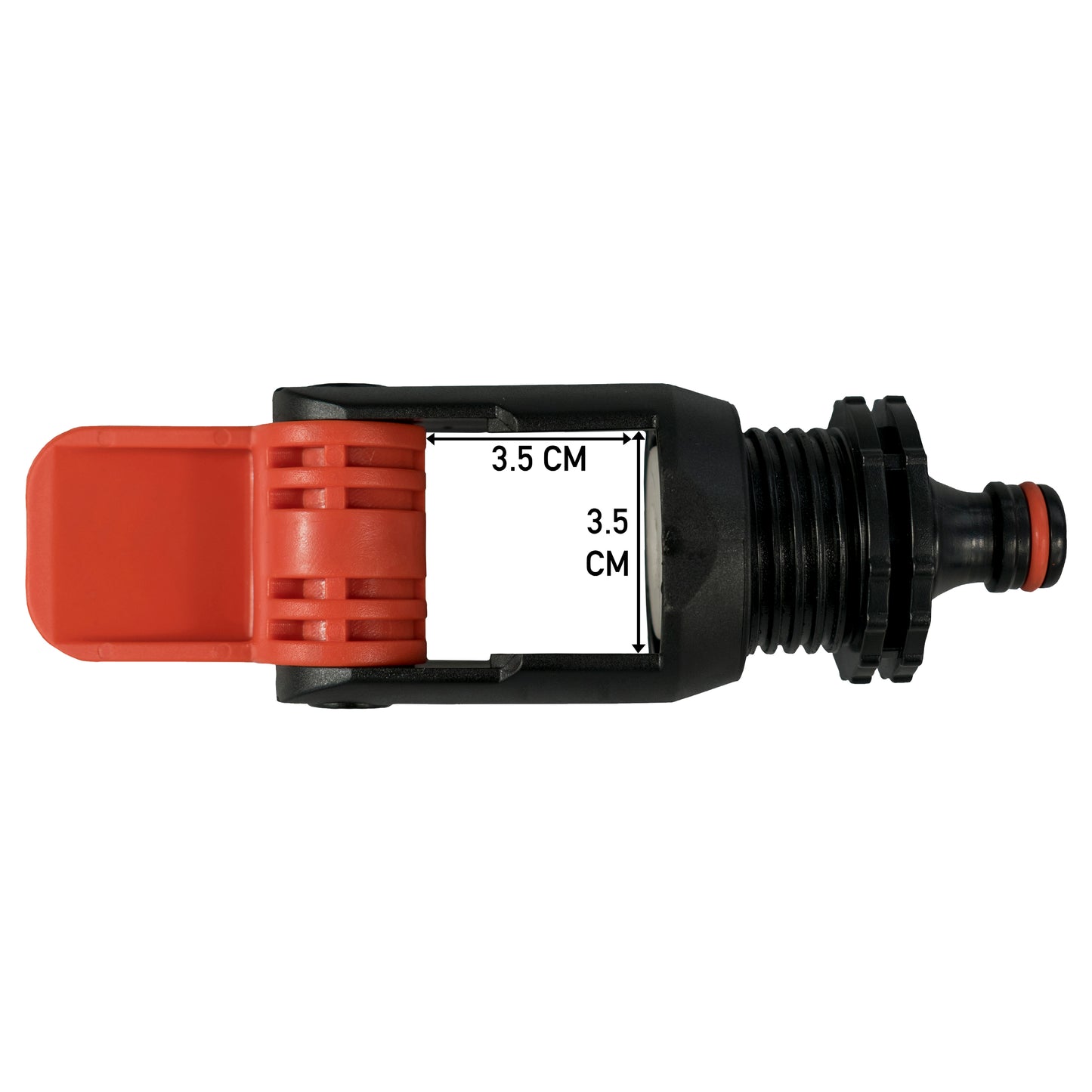 Red Costwise Kitchen Tap Adapter