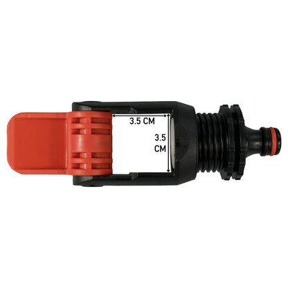 Red Costwise Kitchen Tap Adapter