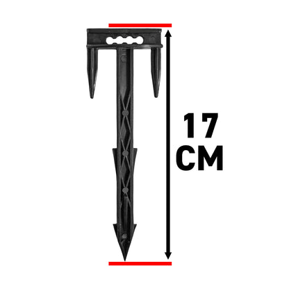 17cm Plastic T Pegs for Secure Fabric Fixing